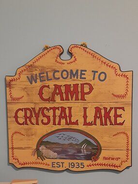 Friday The 13th – Camp Crystal Lake Sign